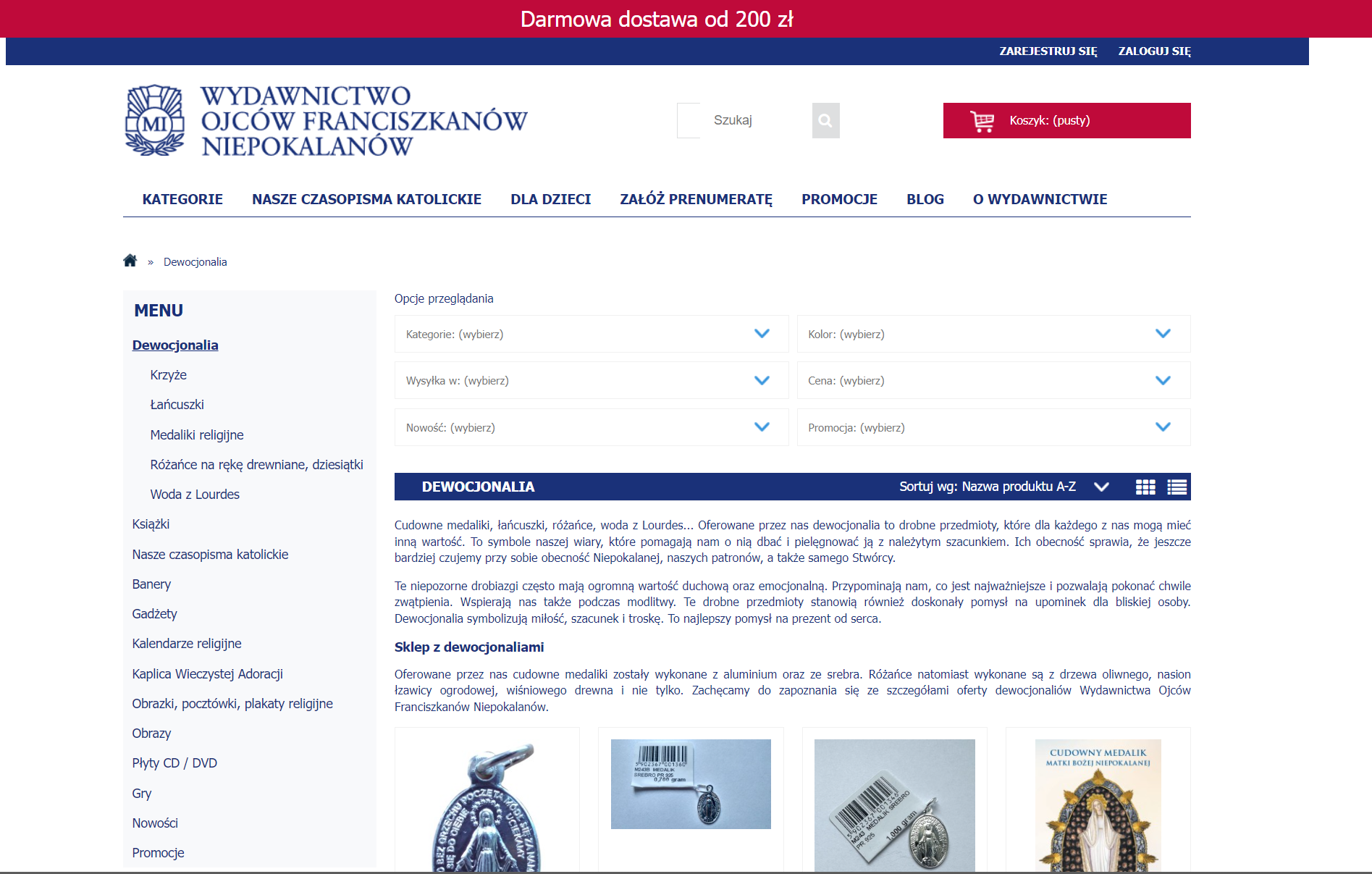 Dewocjonalia na chrzest - jakie pamiątki religijne wybiera się najczęściej dla dziecka?