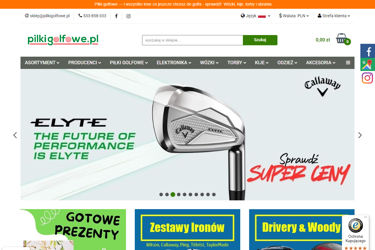 Sklep golfowy a fitting sprzętu - czy dopasowanie kijów ma realne znaczenie?
