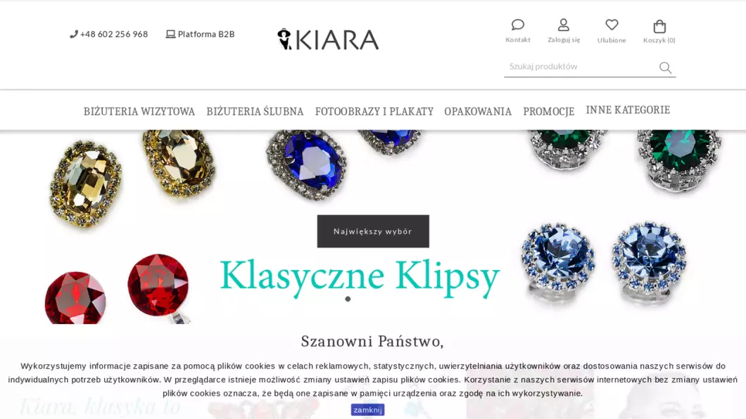 Sztuczna biżuteria - Kiara