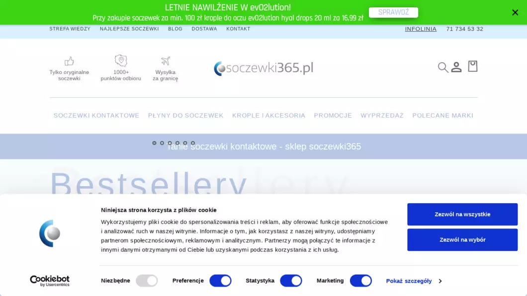 Soczewki kontaktowe - SOCZEWKI365.PL