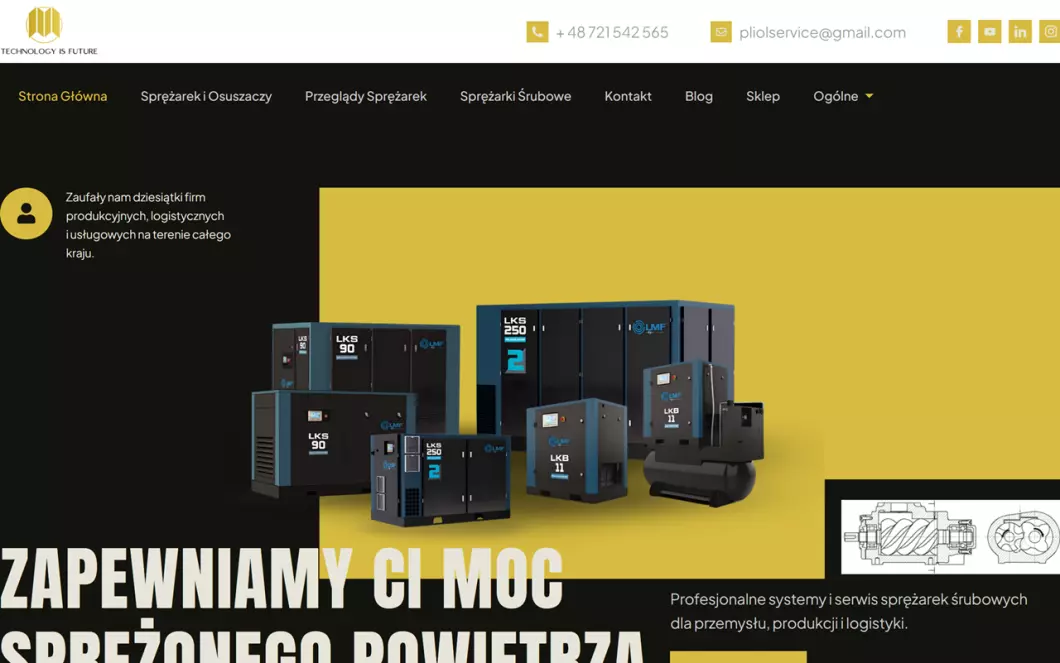 Serwis sprężarek śrubowych | PLIOL KOMPRESSOREN
